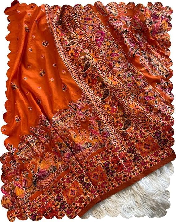 Image of SWORNOF Women's kanjivaram banarasi silk saree Zari Woven for festival Wedding silk with rich pallu Design sarees for women with Unstitched blouse piece