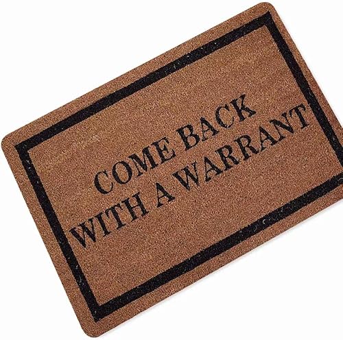 Tapete de entrada de goma antideslizante para interiores y exteriores, fácil de limpiar, para patio, puerta delantera, puertas exteriores para todo