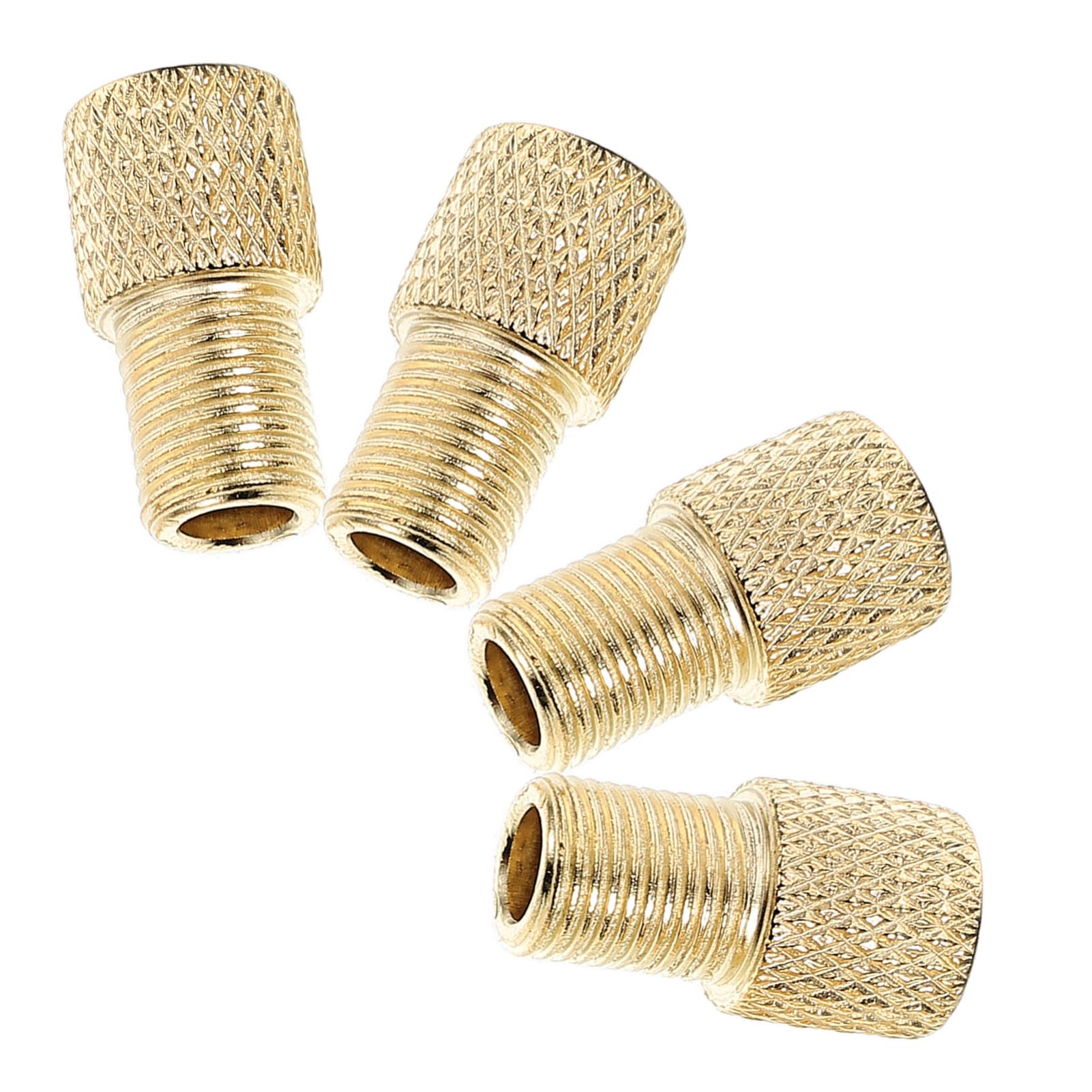 VICASKY 4Pcs Bicycle Valve Adapter Kit Versatile Bike Valve Converter for Various Bicycle Models Easy Tire Inflation with Decorative Valve Caps