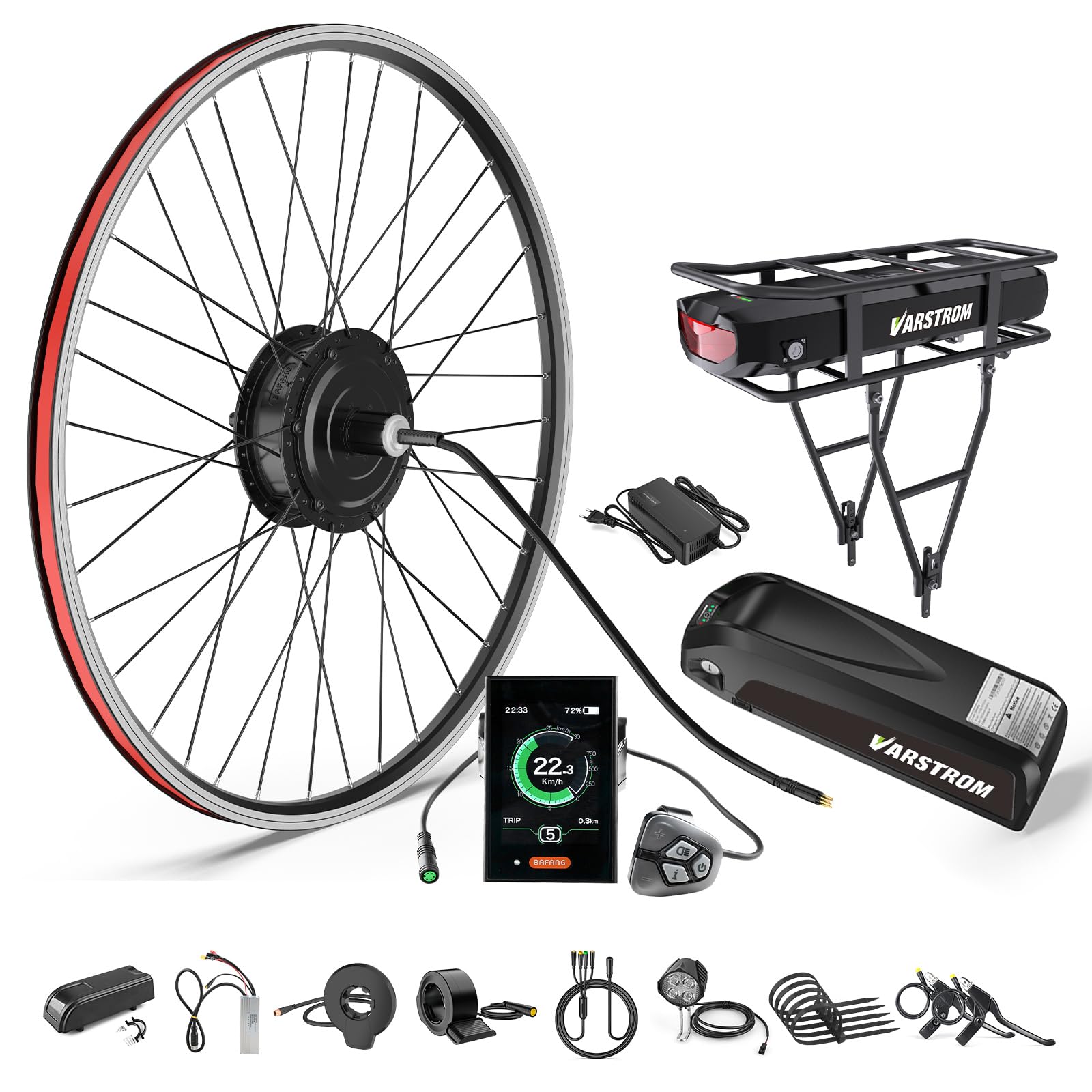 Amazon.com: BAFANG 48V 750W/500W Ebike Conversion Kit, Rear Wheel Hub Motor Kit with Display & BatteryOption, for 20" 26" 27.5" 700C 29" MTB Road Bike, Waterproof, DIY Electric Bicycle Conversion Kit : Amazon.com: BAFANG 48V 750W/500W Ebike Conversion Kit, Rear Wheel Hub Motor Kit with Display & BatteryOption, for 20" 26" 27.5" 700C 29" MTB Road Bike, Waterproof, DIY Electric Bicycle Conversion Kit :