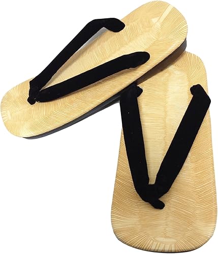 Amazon 江戸てん 日本製 雪駄 ウレタン底タタミ 黒丸 下駄 草履