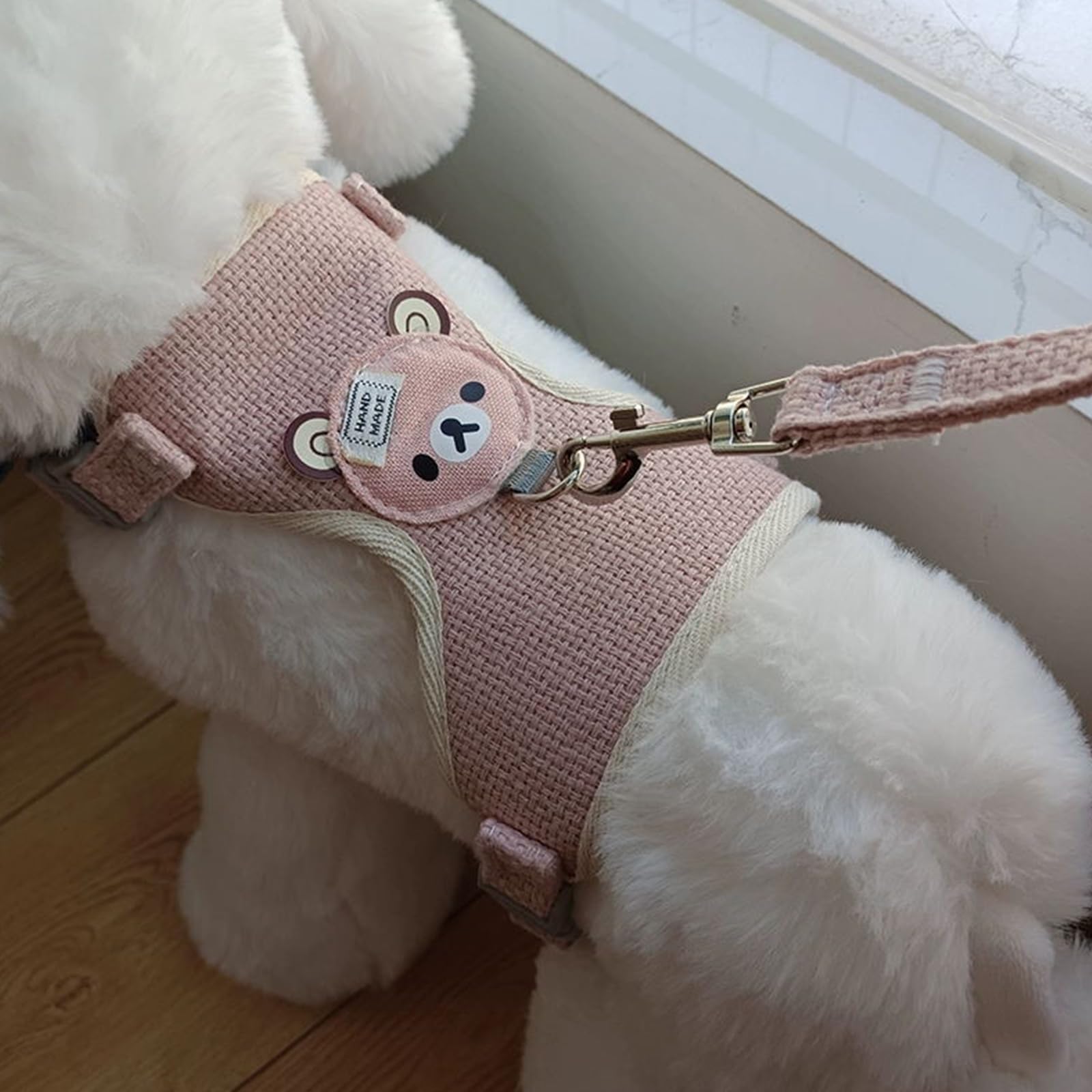 Kaninchen Leine & Geschirr 120cm - Verstellbar Für Kleine Haustiere Wie Katzen & Hunde