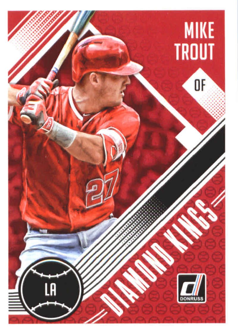 Amazon.com: 2018 Donruss #13 Mike Trout Los Angeles Angels Diamond Kings  Baseball Card : Collectibles & Fine Art