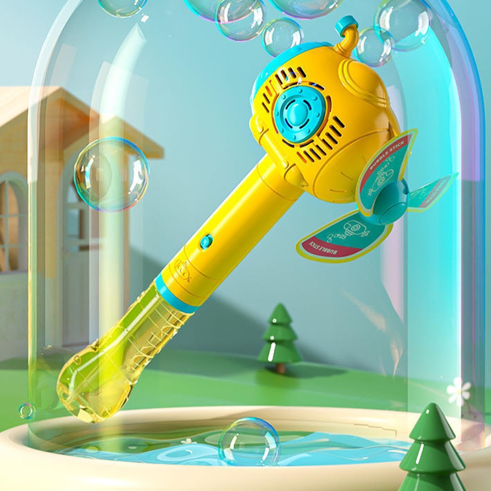 Máquina de Burbujas para Niños Regalos para Molino Eléctrico con Pilas