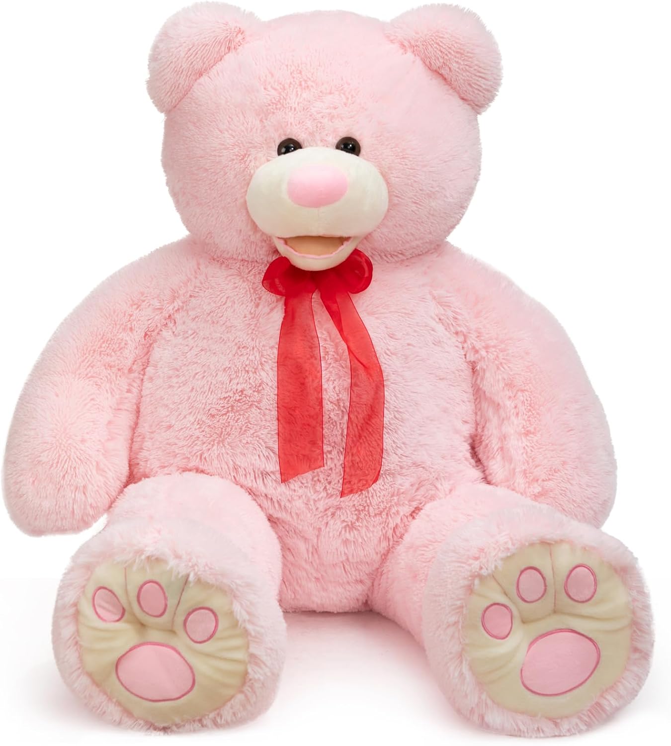 HollyHOME Giant Teddy Bear Stuffed Animal 4 ft Huge Teddy Bear Plush with