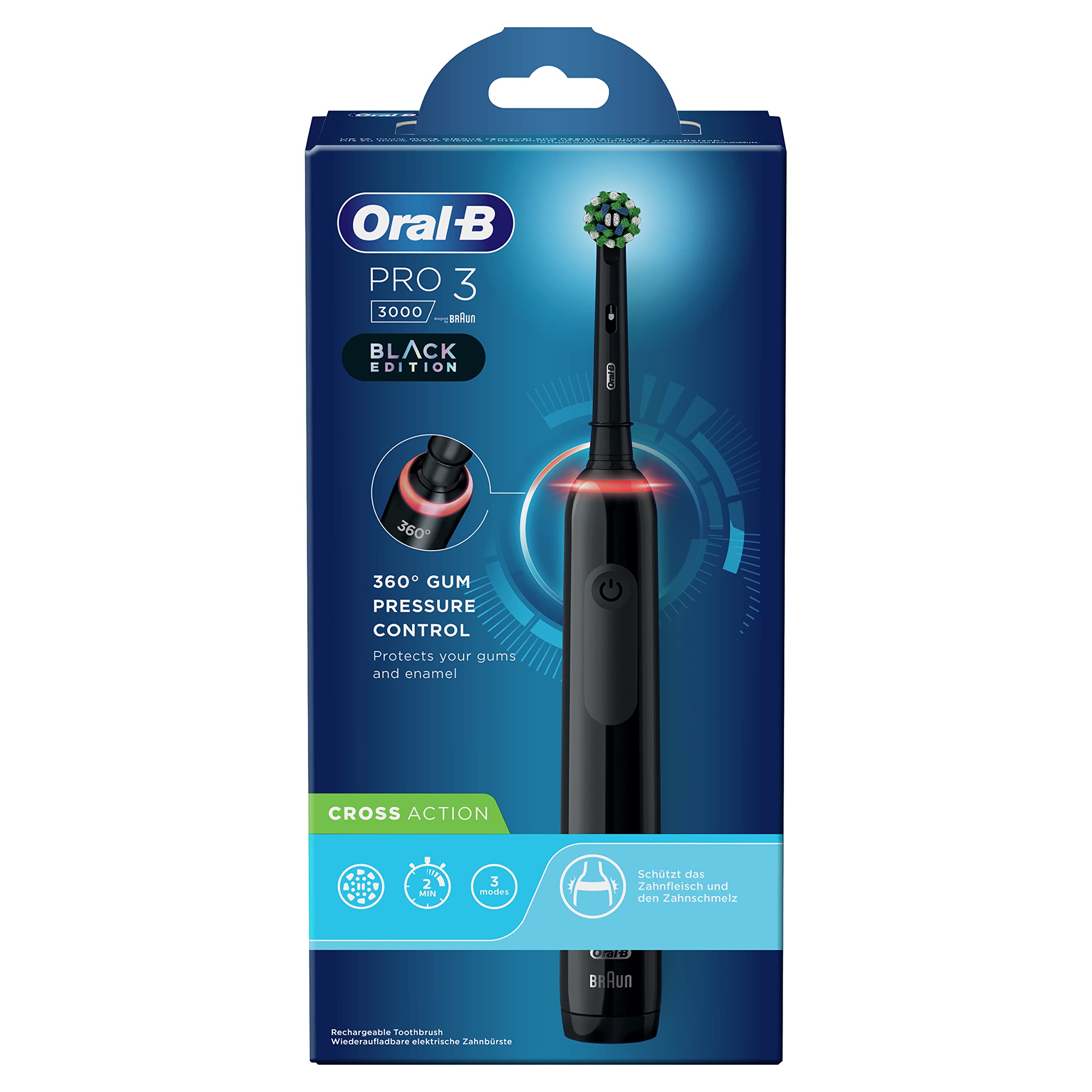 Braun Oral-B Pro 3 3000 CA Black Edition : Amazon.com.au