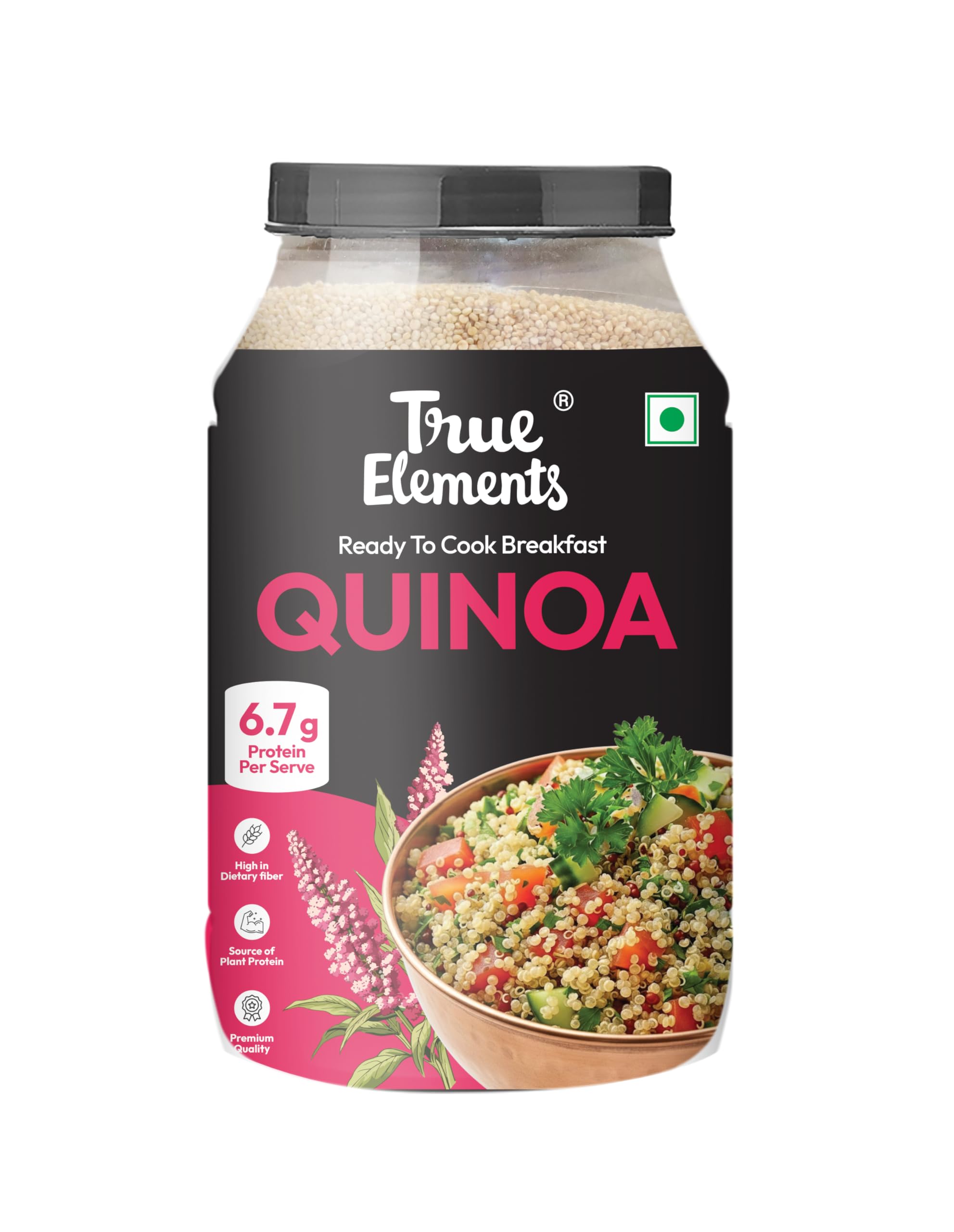True Elements Certified Quinoa 2kg - Healthy Food | Diet Food | Quinoa Seeds