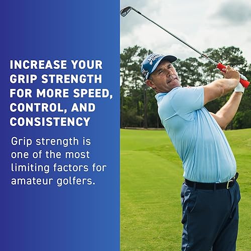 Miniatura 2 de SuperSpeed Squeeze | Entrenador de fuerza de agarre de golf | Mejora la velocidad del club, el retraso, el control facial | Protocolos de