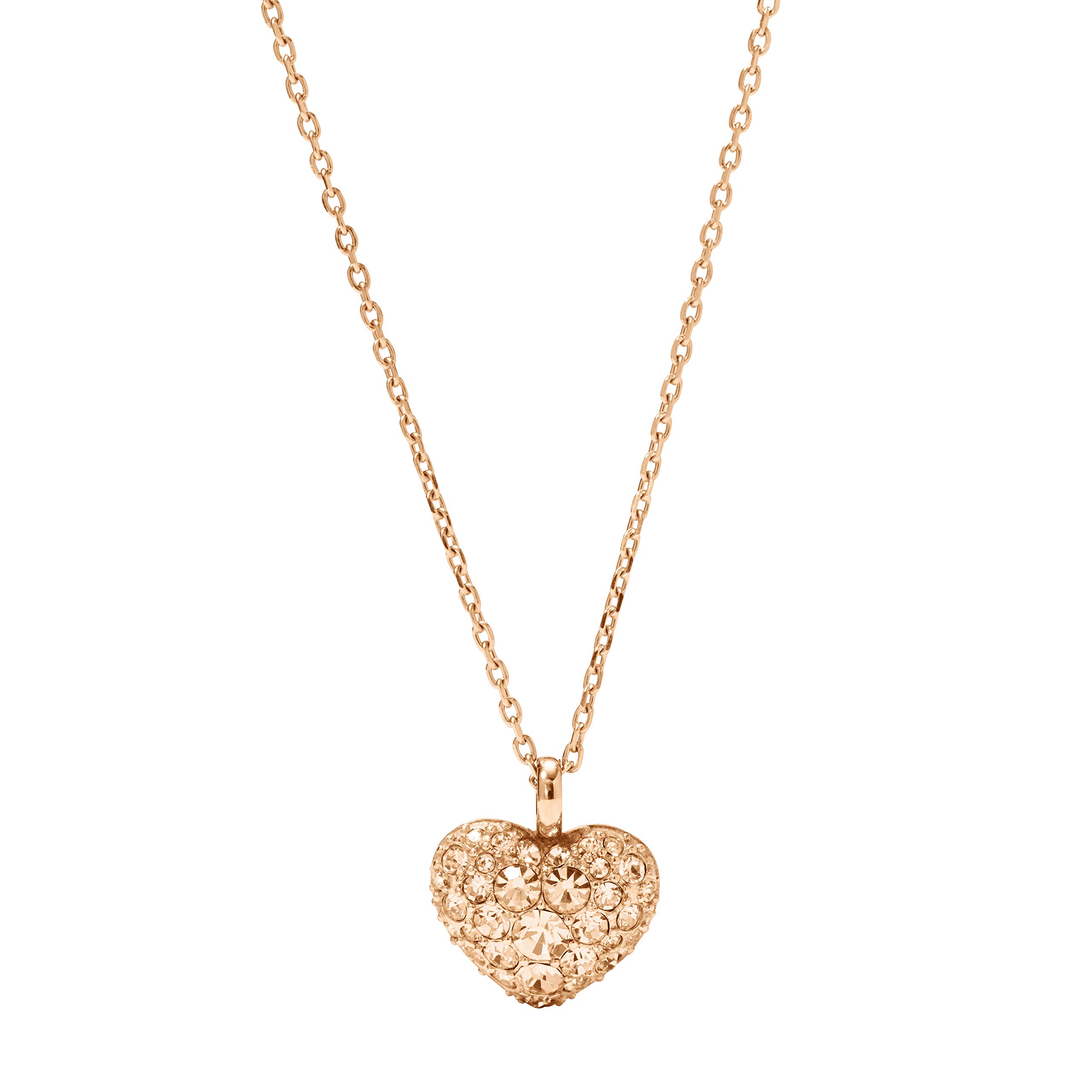 Fossil Women's Rose Gold-Tone Necklace, Color: Rose Gold (Model: JF01156791)