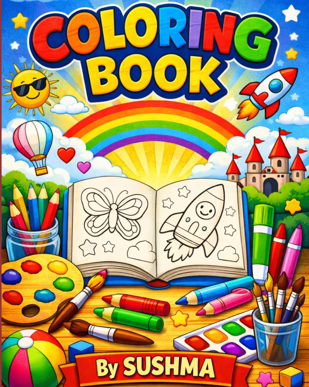Creative Toy Coloring Book For Boys & Girls: A Fun Coloring Adventure With Toys And Playtime
