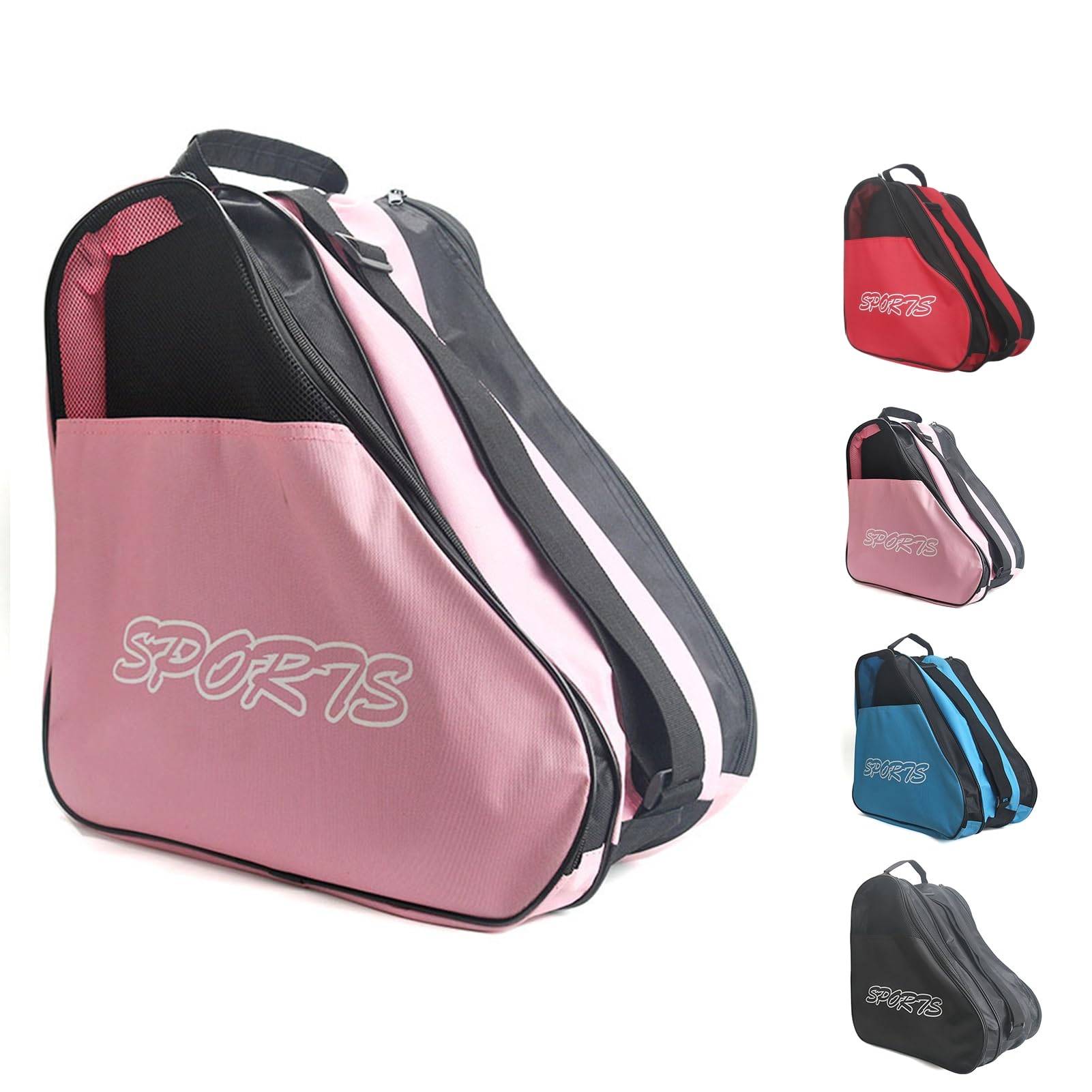 DAYONG Roller Skate Bags, Oxford Cloth Ice Inline Skates Bag with Adjustable Shoulder Strap for Kids and Adult, Large Capacity Skate Bag for Skates Shoes, Helmet Other Skate Accessories.