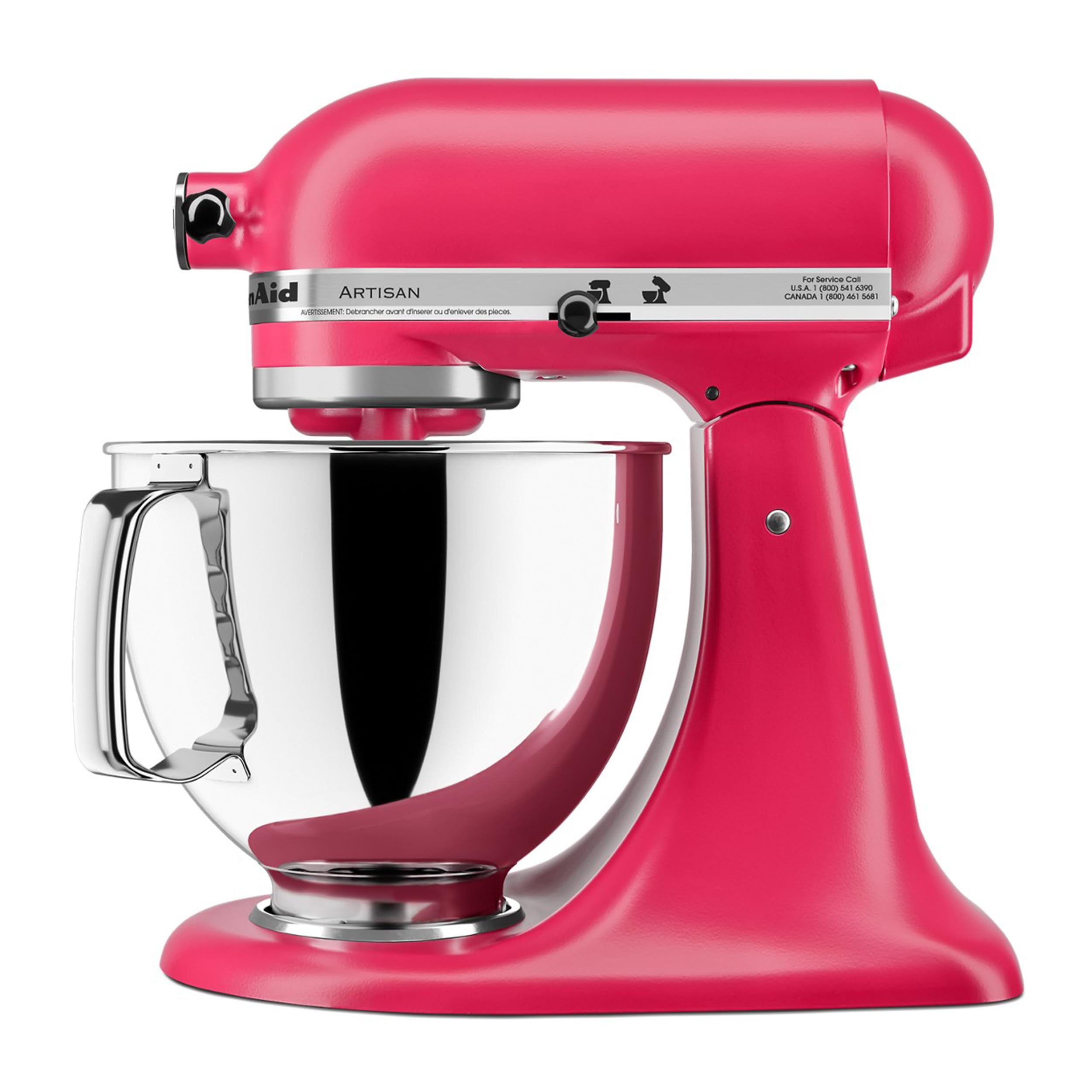 KitchenAid Artisan, 5-Qt Tilt Head Stand Mixer, KSM150PS, Hibiscus view 5