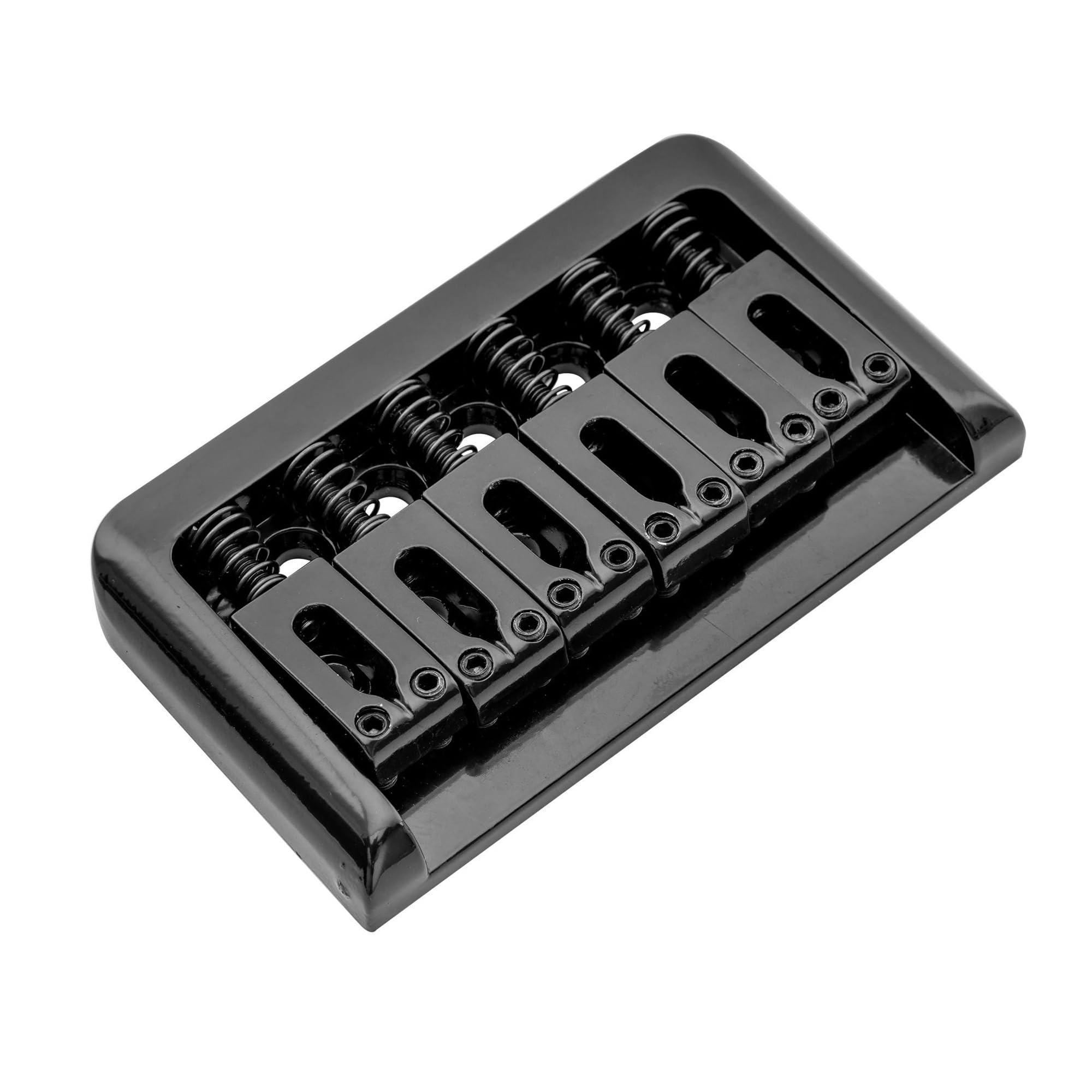 Gitara 6 Strunowa 52.5 Mm Z Obręczą I Bez Mostka Tremolo Z Twardym Ogonem Mostek Gitarowy(Bk)