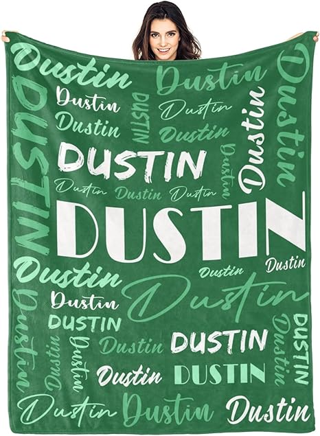 Personalized Blankets for Kids with Names Customized Blankets with Name for Adult Custom Blanket Gift for Birthday Christmas Valentines Day Gift