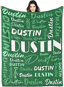 Personalized Blankets for Kids with Names Customized Blankets with Name for Adult Custom Blanket Gift for Birthday Christmas Valentines Day Gift