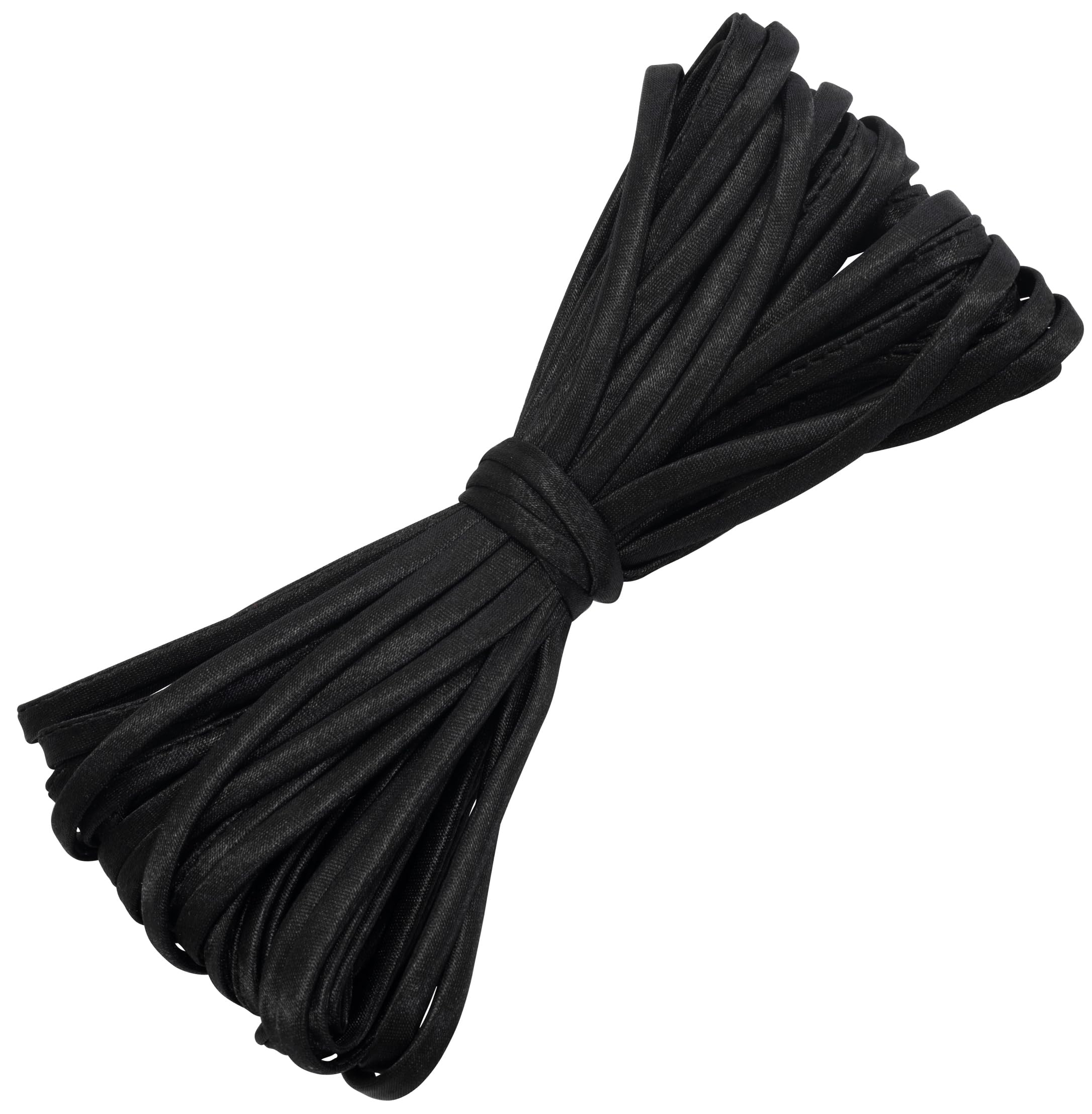 AERZETIX - C77356 - Ersatzband 9 Meter x 5 mm für Korsett - aus natürlichem Material - Farbe schwarz
