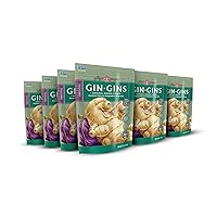 Vista 26 de GIN GINS Original Ginger Chews – Dulces 100% naturales de The Ginger People – Golosinas saludables envueltas individualmente – Hecho con el rizoma