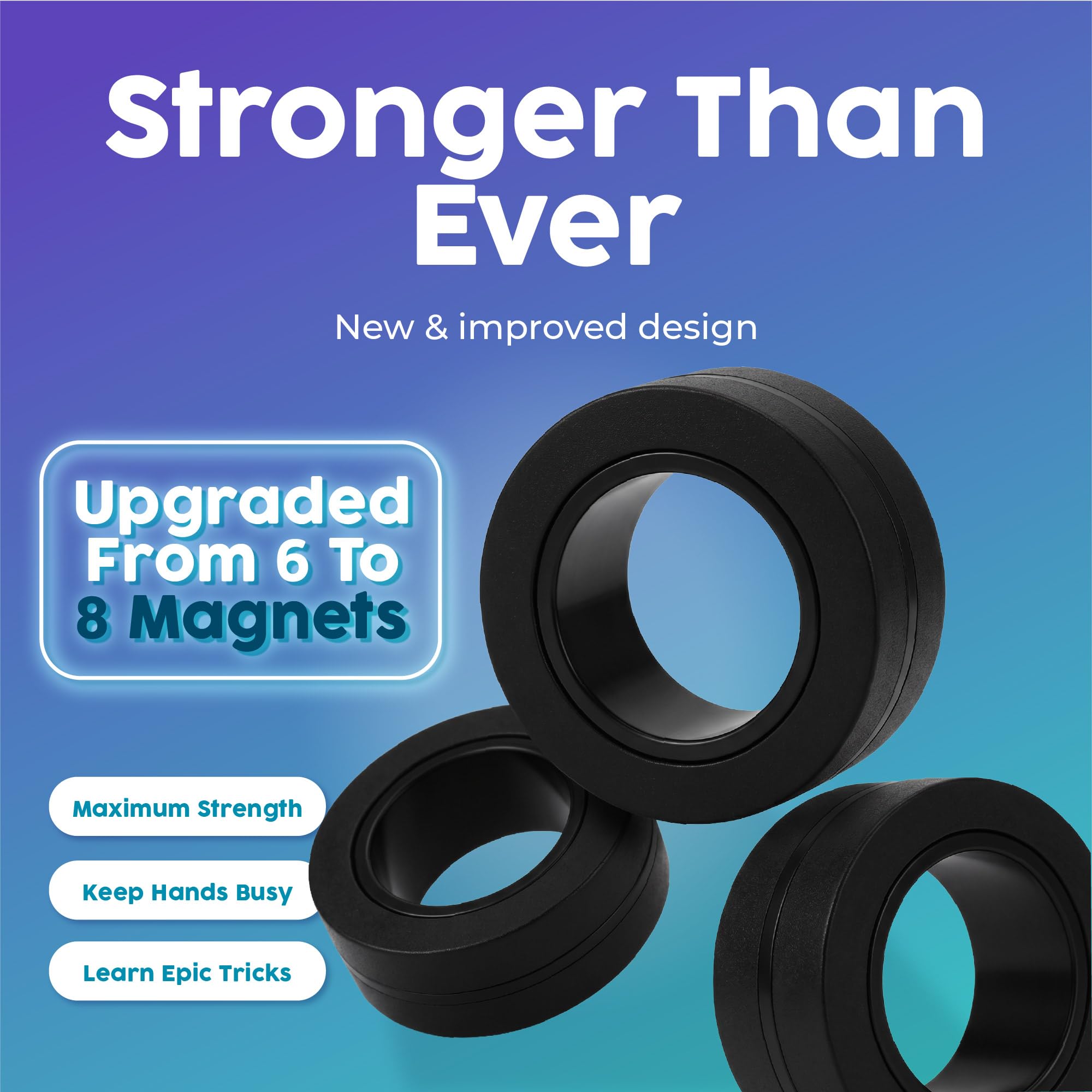 Amazon.co.jp: Fidget Toys - Magnetic Fidget Rings Fidget Toy. The