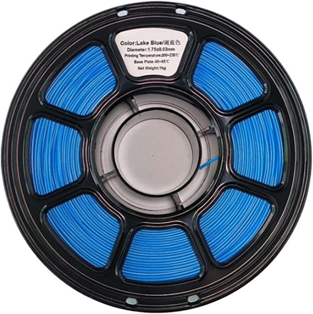 Compatible with Tideboom PLA 3D Filament 1.2KG High Speed PLA 3D Printer Filament High Flow Speedy Matte Effect 3D Printing Mateials Pla(Blue)