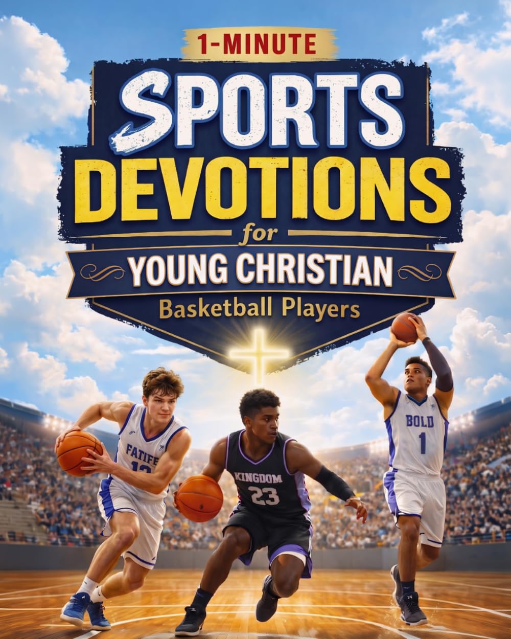 1-Minute Sports Devotions For Young Christian Basketball Players: Build Unshakable Faith, Consistent Discipline, And Lasting Confidence On And Off The ... For Boys And Christian Gifts For Teen Boys.
