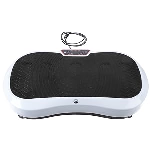 Vibration Plate Exercise Machine - Vibrating Platform with Adjustable Speed and 3 Strength Modes - Workout Equipment by