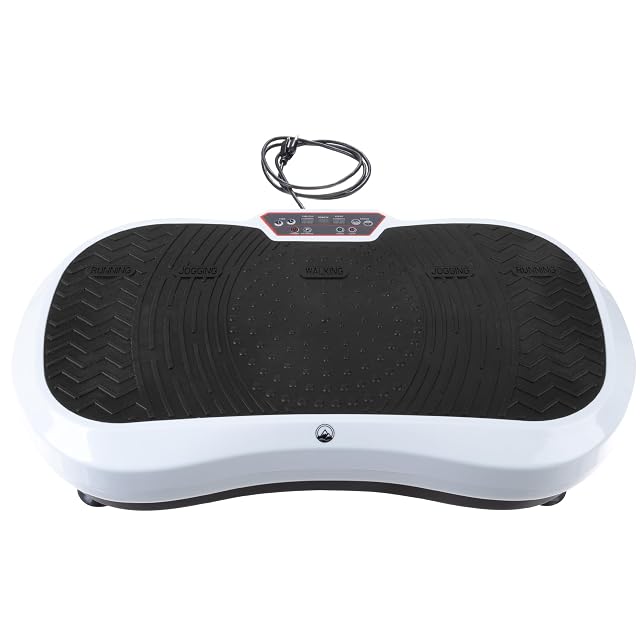 Vibration Plate Exercise Machine - Vibrating Platform with Adjustable Speed and 3 Strength Modes - Workout Equipment by