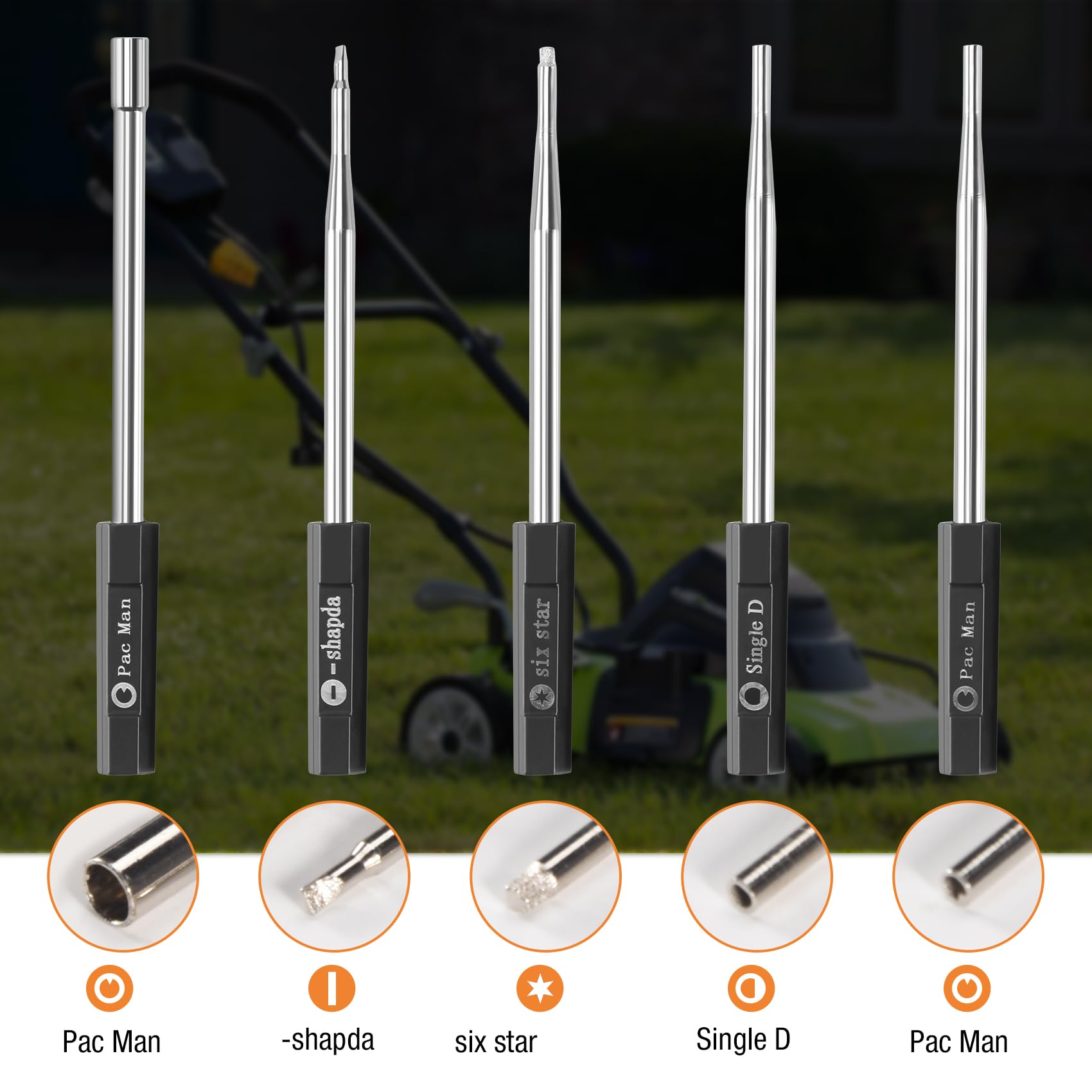 tassieroon 10Pcs Carburetor Adjustment Screwdriver Carburator Tool Kit for Engine Trimmer Weedeater Chainsaw - Image 3