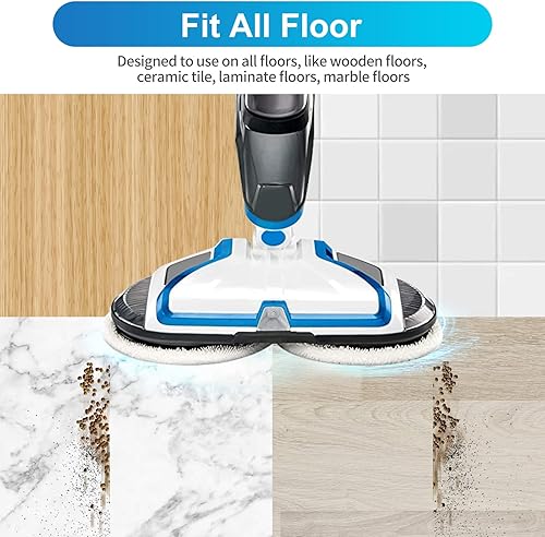 Miniatura 5 de KEEPOW Spinwave Almohadillas de repuesto para trapeador Bissell Spinwave 2124, 2039A, 2307, 23157, 20391, 20399 (paquete de 6)