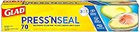 Vista 6 de Glad Press'N Seal - Rollo de plástico para alimentos, rollo de 70 pies cuadrados (el paquete puede variar)