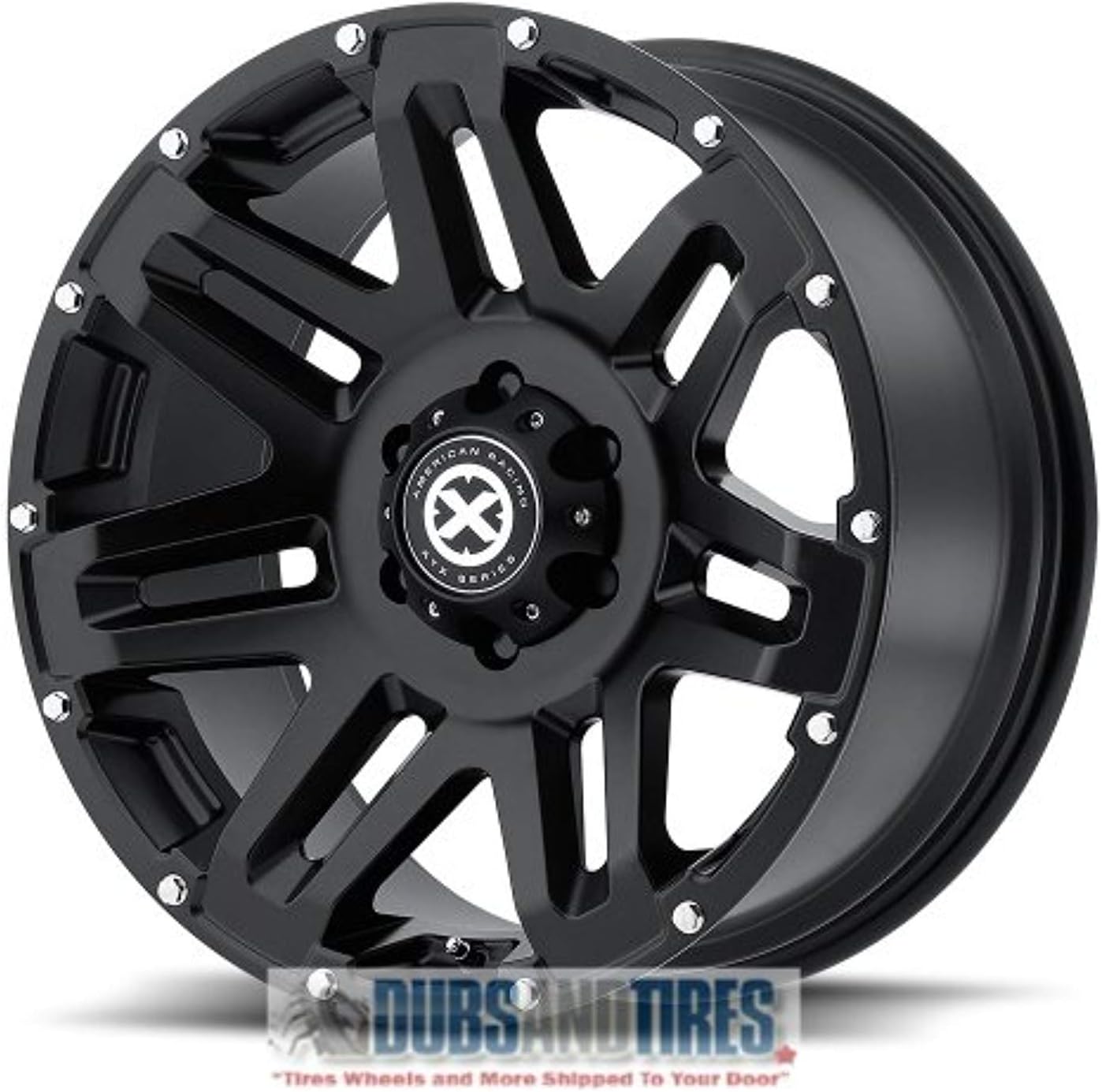 ATX Series AX200 Cast Iron Black Wheel (17x9"/6x139.7mm, +18mm offset)