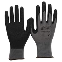 NITRAS Nylotex 3520 Nylon-Latexhandschuhe (12 Paar Groesse 1) Arbeitshandschuhe