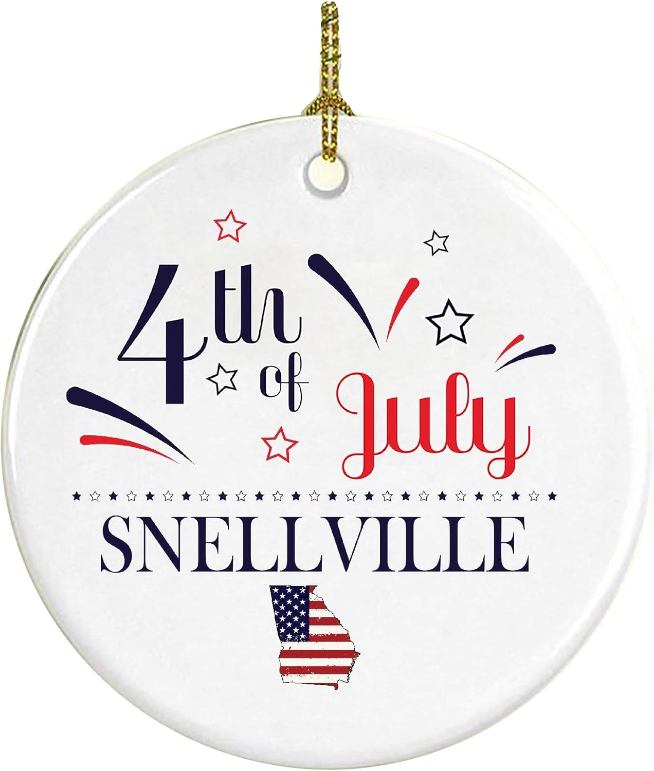 4Th Of July Decorations Snellville Ornament For The