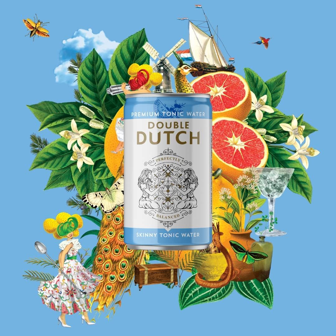 Italian Gourmet Acqua Tonica Skinny Tonic Water Mixer 24 x 150ml Dosen