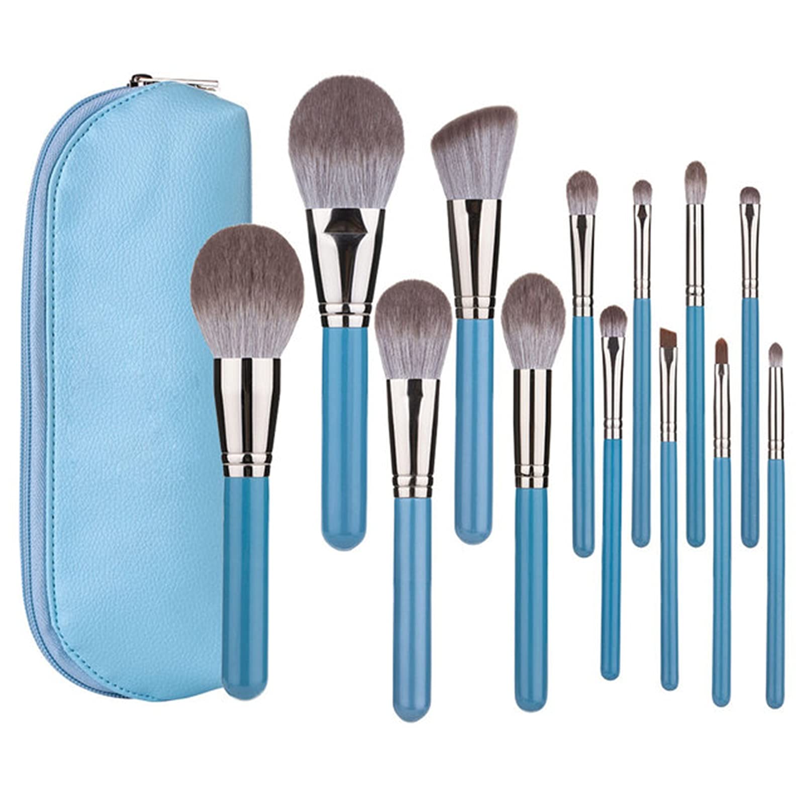 Make-up-Pinsel-Set Make-up-Pinsel-Set 13-teilig mit Ledertasche Professional(13pcs with Long Bag)