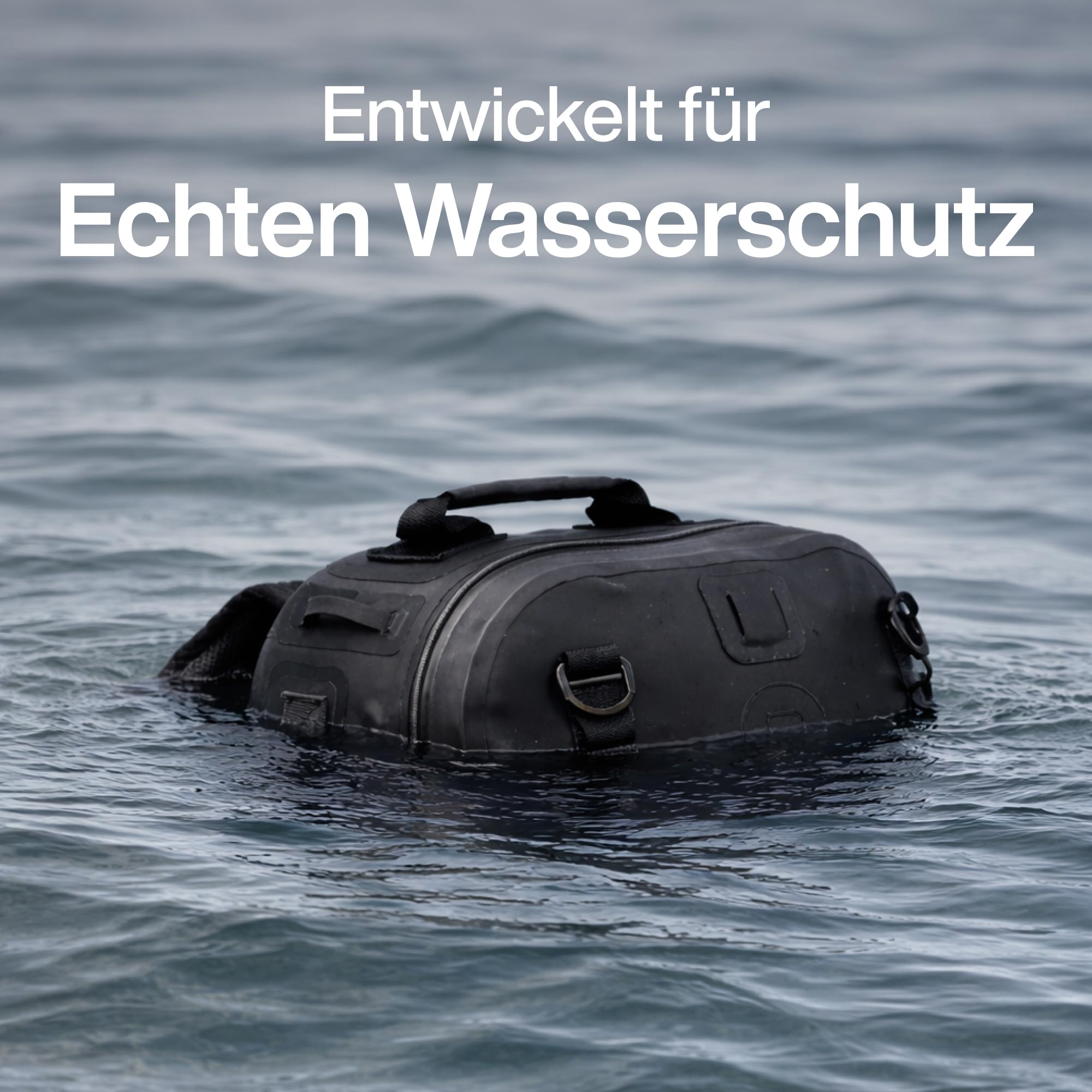 Travel Dude Wasserdichter Rucksack 15L – Dry Bag Rucksack für Herren, Rolltop Seesack mit airtight Zipper – Wasserdichter Fahrradrucksack, Strandrucksack & Wanderrucksack