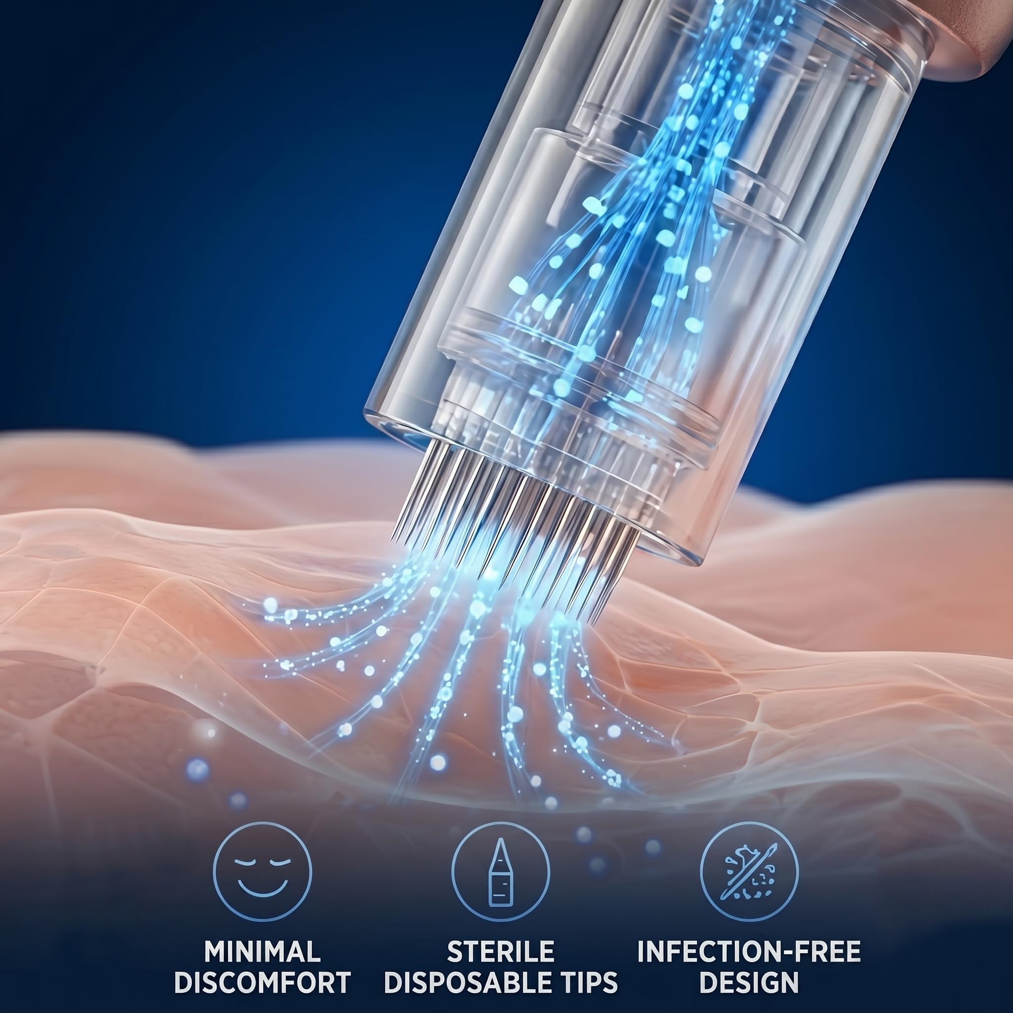 Microneedling Pen for Home Use,Microneeding Derma Roller Pen for Women Men - Micro Needle Roller Pen for Skin Tools