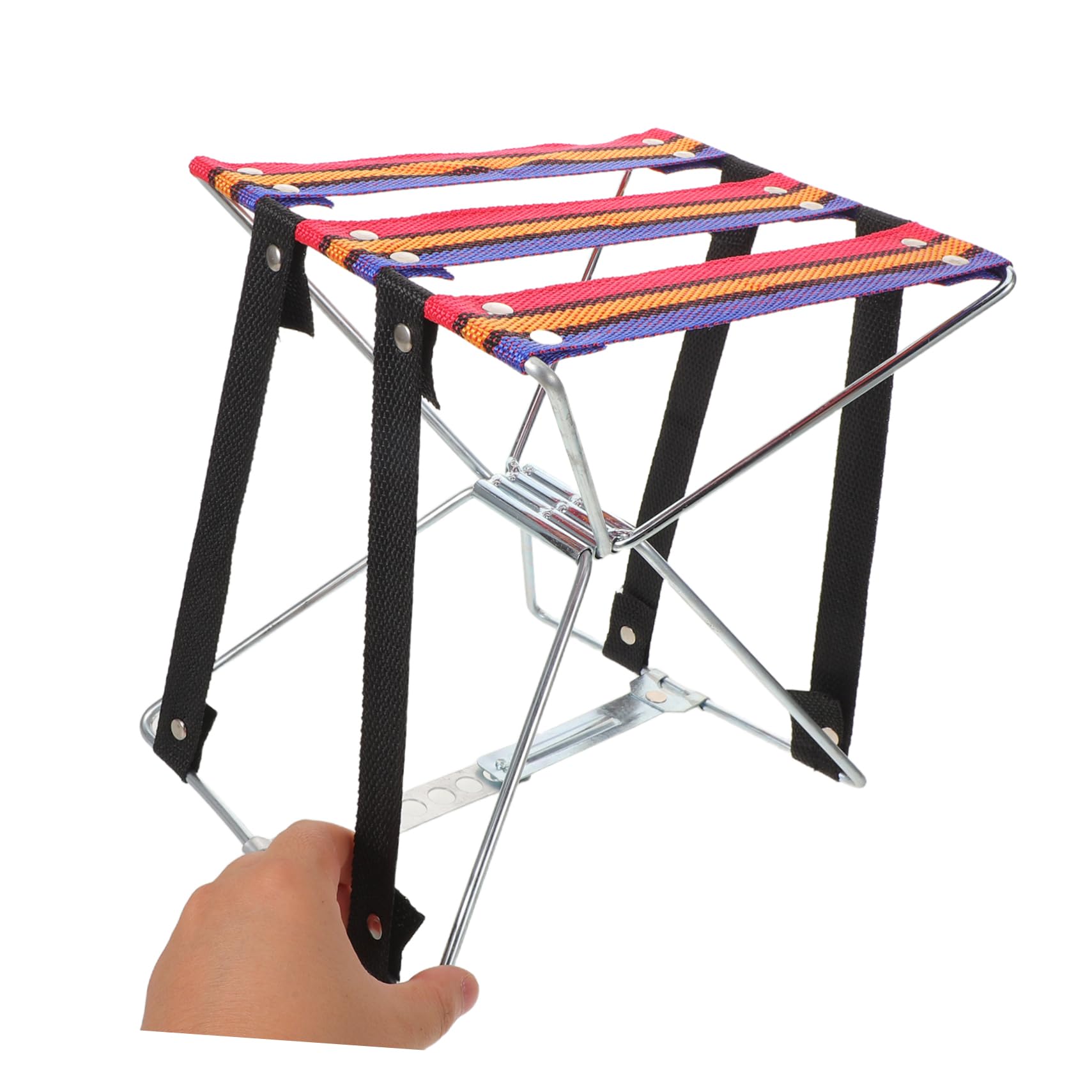 Sgabello Pieghevole Portatile per Pedicure Design Compatto per Manicure e Spa Materiale Robusto per Comfort Duraturo per Attività all Aperto e Uso Domestico