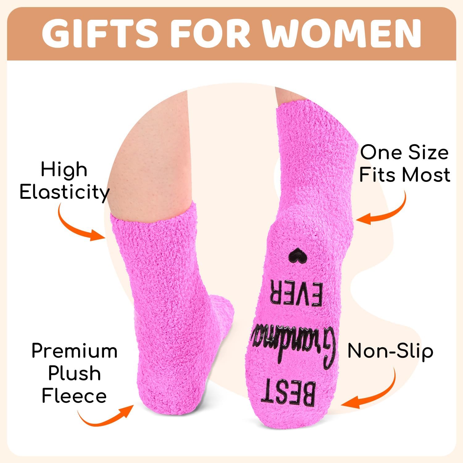 HAPPYPOP Mothers Day Gifts Socks - Gifts for Daughter Cousin Grandma, Aunt Mom Sister Socks - Image 5