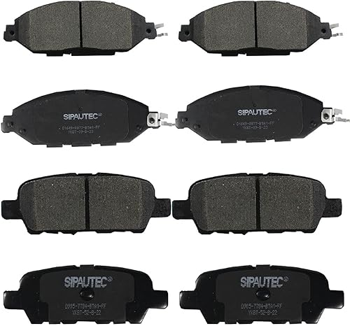 Pastillas de freno de cerámica delanteras y traseras de repuesto para Nissan Murano 2015-2021, para Nissan Pathfinder 2013-2020, para Infiniti JX35