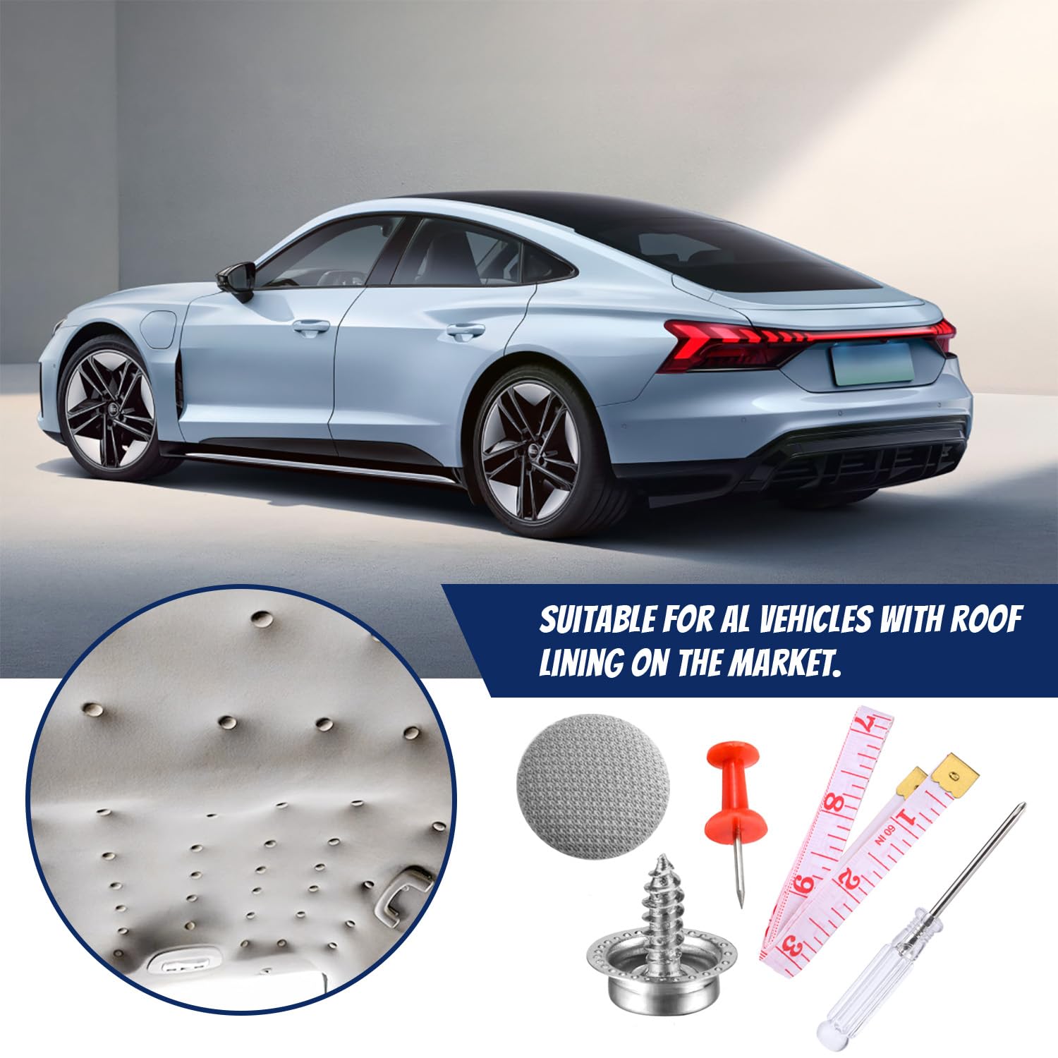 Lot De 100 Rivets Réparation Universels Pour Toit Voiture