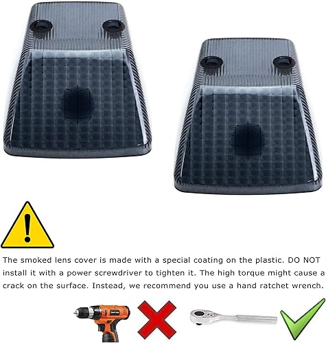 Miniatura 2 de iJDMTOY Cubiertas de luz de señal de giro frontal ahumadas de color negro brillante con bombillas de repuesto súper brillantes 7507 sin errores