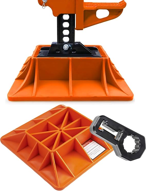 Offroading Gear Base & Handle Bar Protector for Hi-Lift/Farm Jack/Big Red/etc.