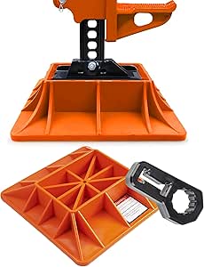 Offroading Gear 4x4 Jack Base & Handle Bar Protector (Hi Lift Jack Accessories) | Farm Jack | Big Red