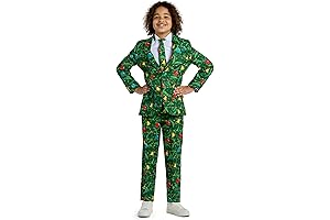 Boys Holiday Light-Up Christmas Suit - Perfect for Christmas Parties and Family Gatherings
