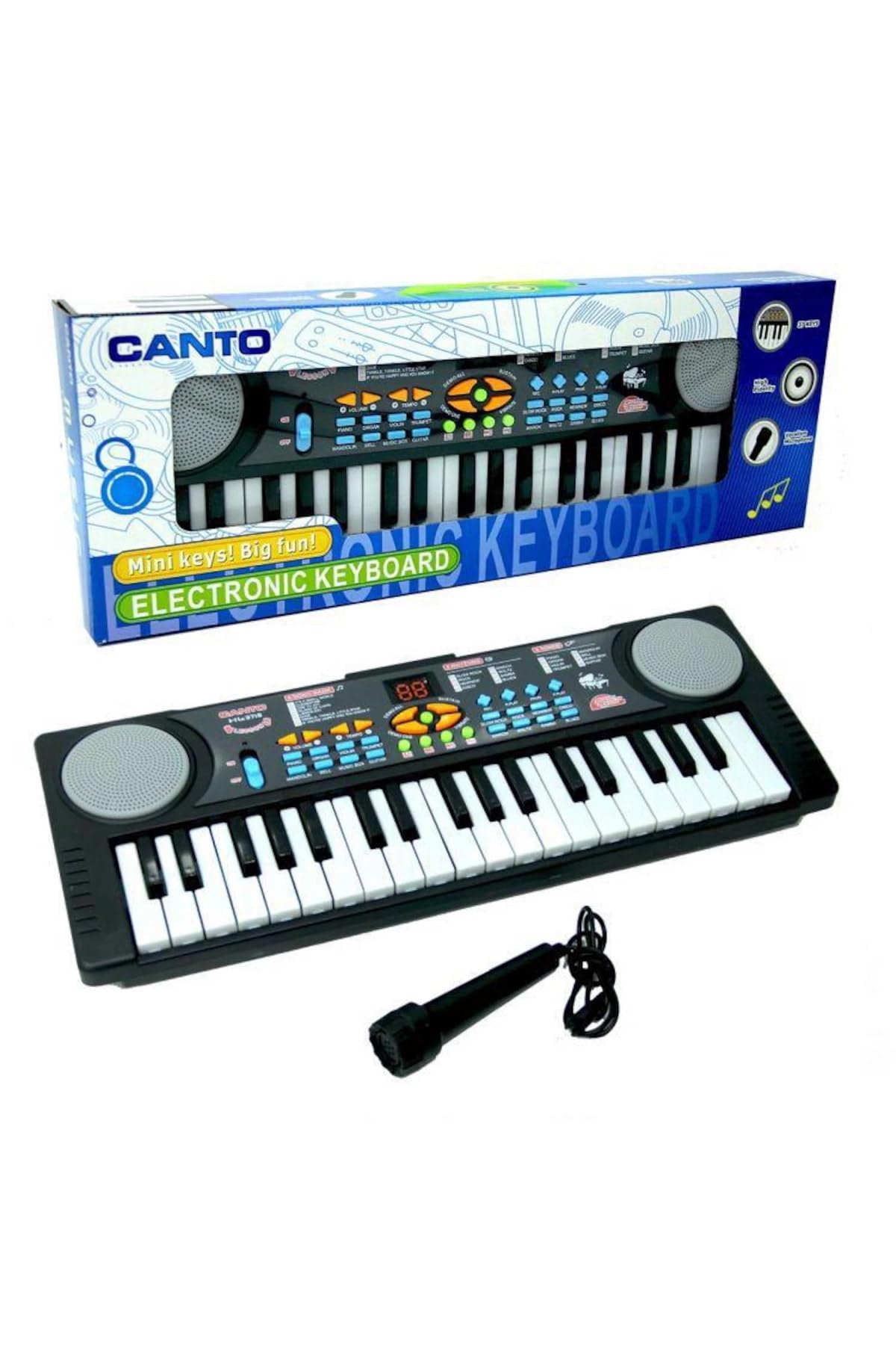 abnturk Oyuncak Canto 37 Tuş Mini Mikrofonlu Elektronik Org, BRS-01082023-1929