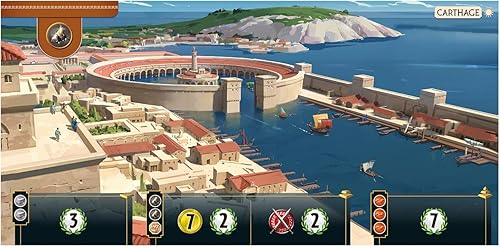 Miniatura 6 de Asmodee 7 Wonders Edifices - Expansión del juego de mesa - Nuevos desafíos y maravillas majestuosas esperan, juego de estrategia de civilización
