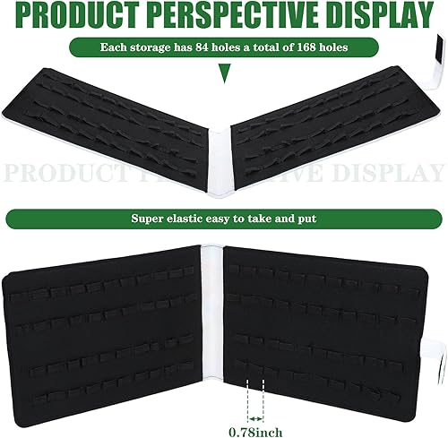 Miniatura 5 de Silkfly Paquete de 4 cajas organizadoras de homeopatía plegables para almacenamiento de homeopatía, kit de caja para 42 tubos, uso en el hogar y