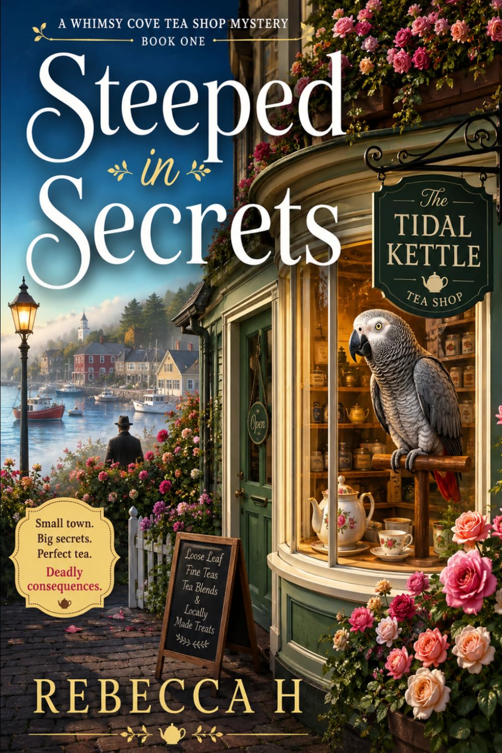Steeped in Secrets: A Whimsy Cove Tea Shop Mystery