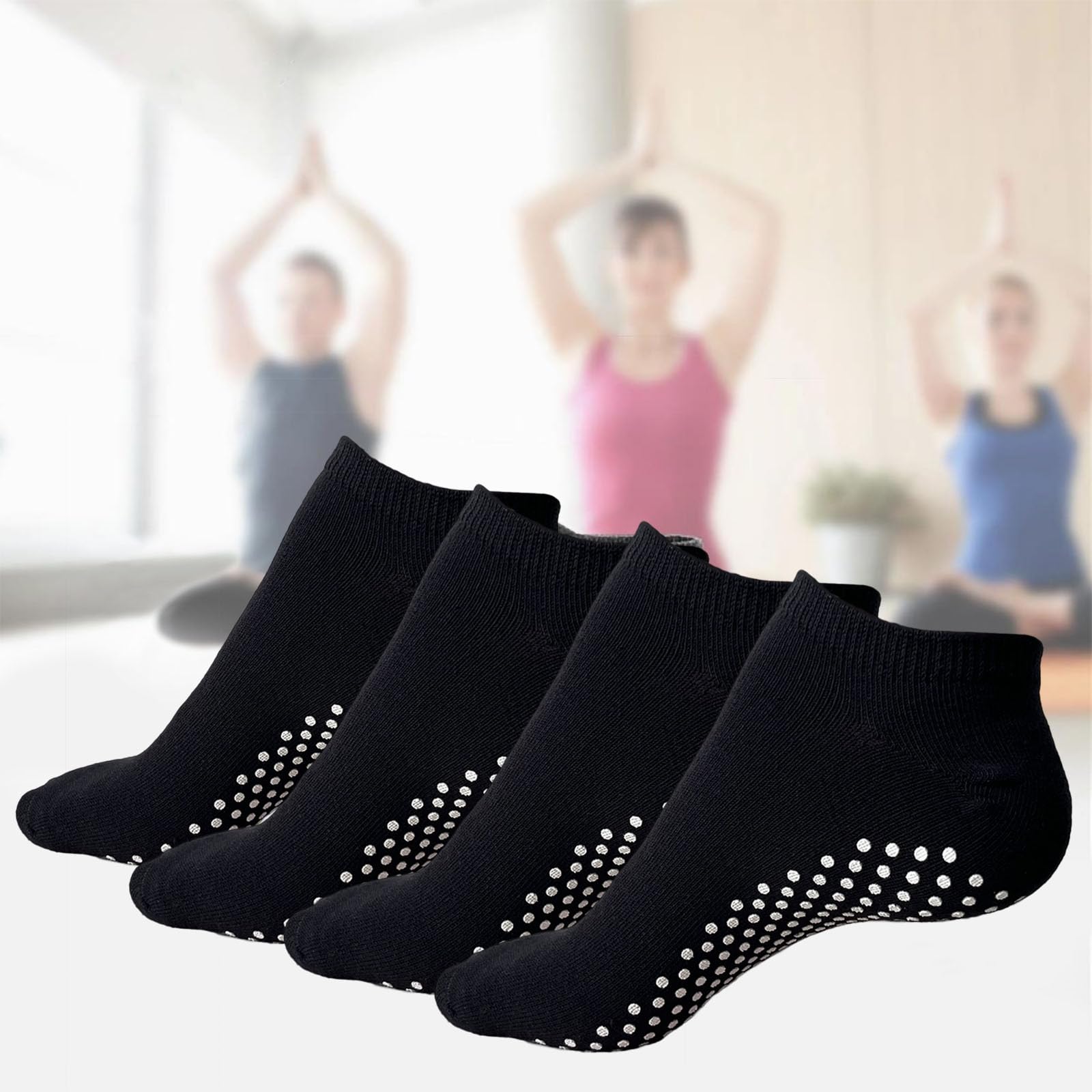 KEYRI Antypoślizgowe skarpetki dla kobiet i mężczyzn skarpetki do jogi Pilates do sztuk walki Fitness taniec batony gimnastyczne skarpety pilates skarpetki bez palców bez palców jeden rozmiar
