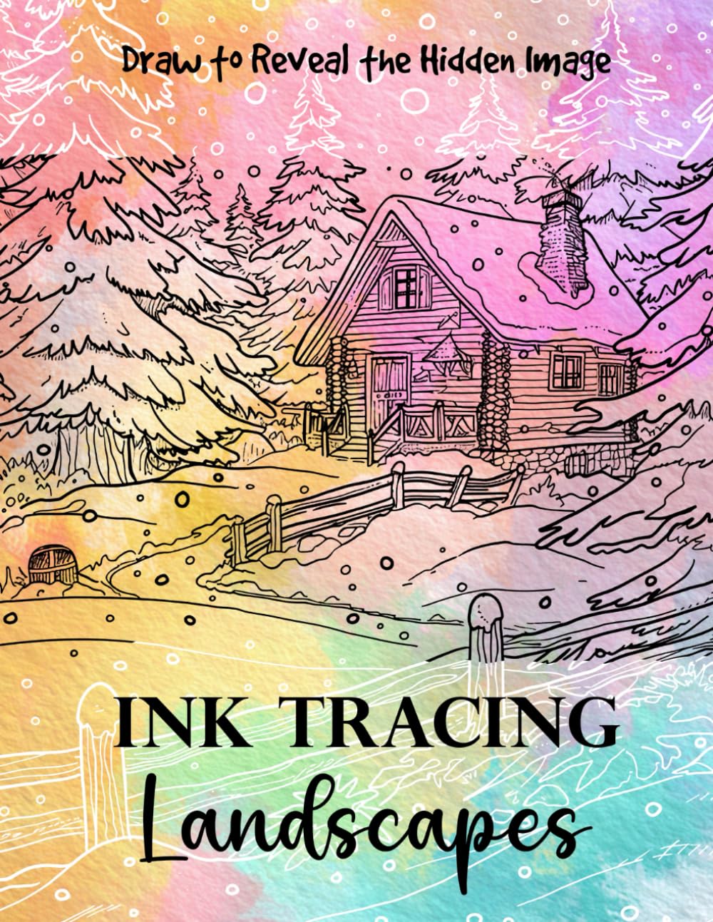 Ink Tracing Landscapes: Draw to Reveal the Hidden Image